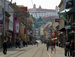 Calle comercial Obchodna Bratislava